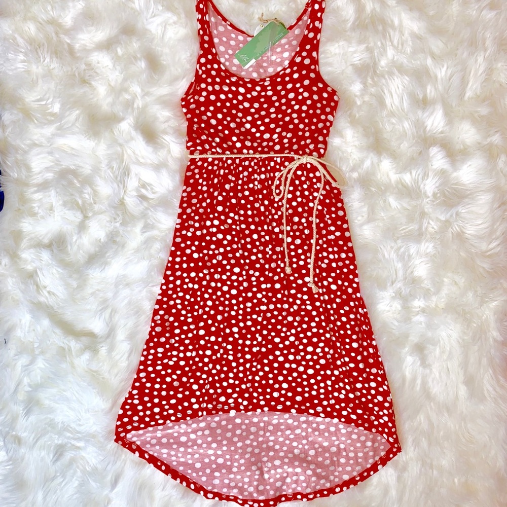 Maternity dress Orange polkasots size XS